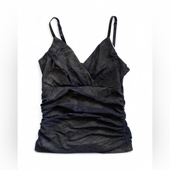 White House Black Market mesh polka dot cami. Size small - Picture 1 of 3
